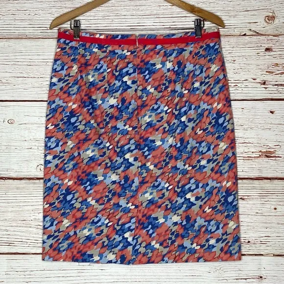 Boden Watercolor Pencil Skirt Sz 10