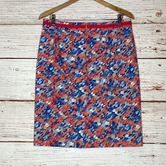 Boden Watercolor Pencil Skirt Sz 10