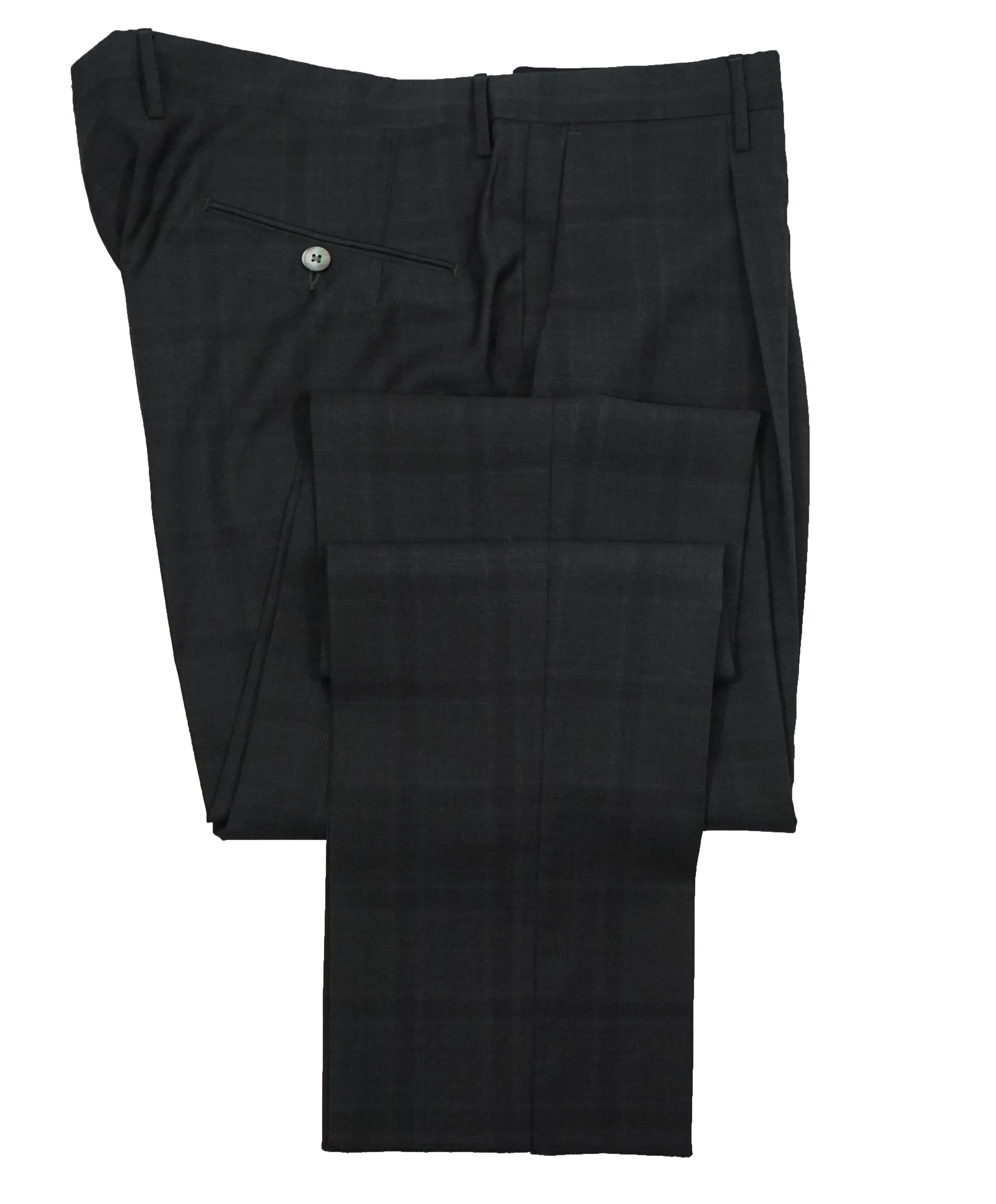 BOGLIOLI - Milano Semi-Lined Wool MOP Button Plaid Check Suit - 42R