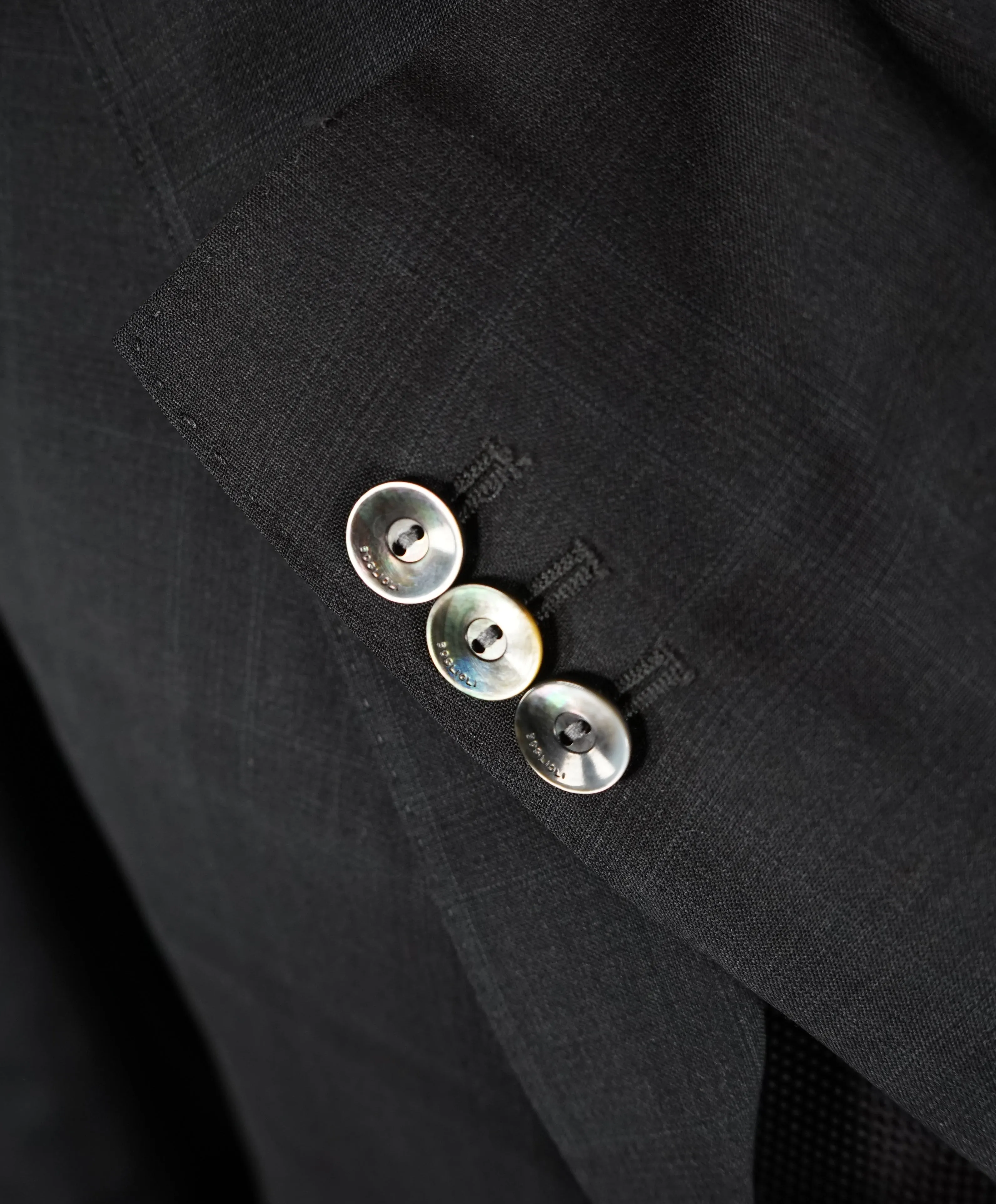BOGLIOLI - Milano Semi-Lined Wool MOP Button Plaid Check Suit - 42R