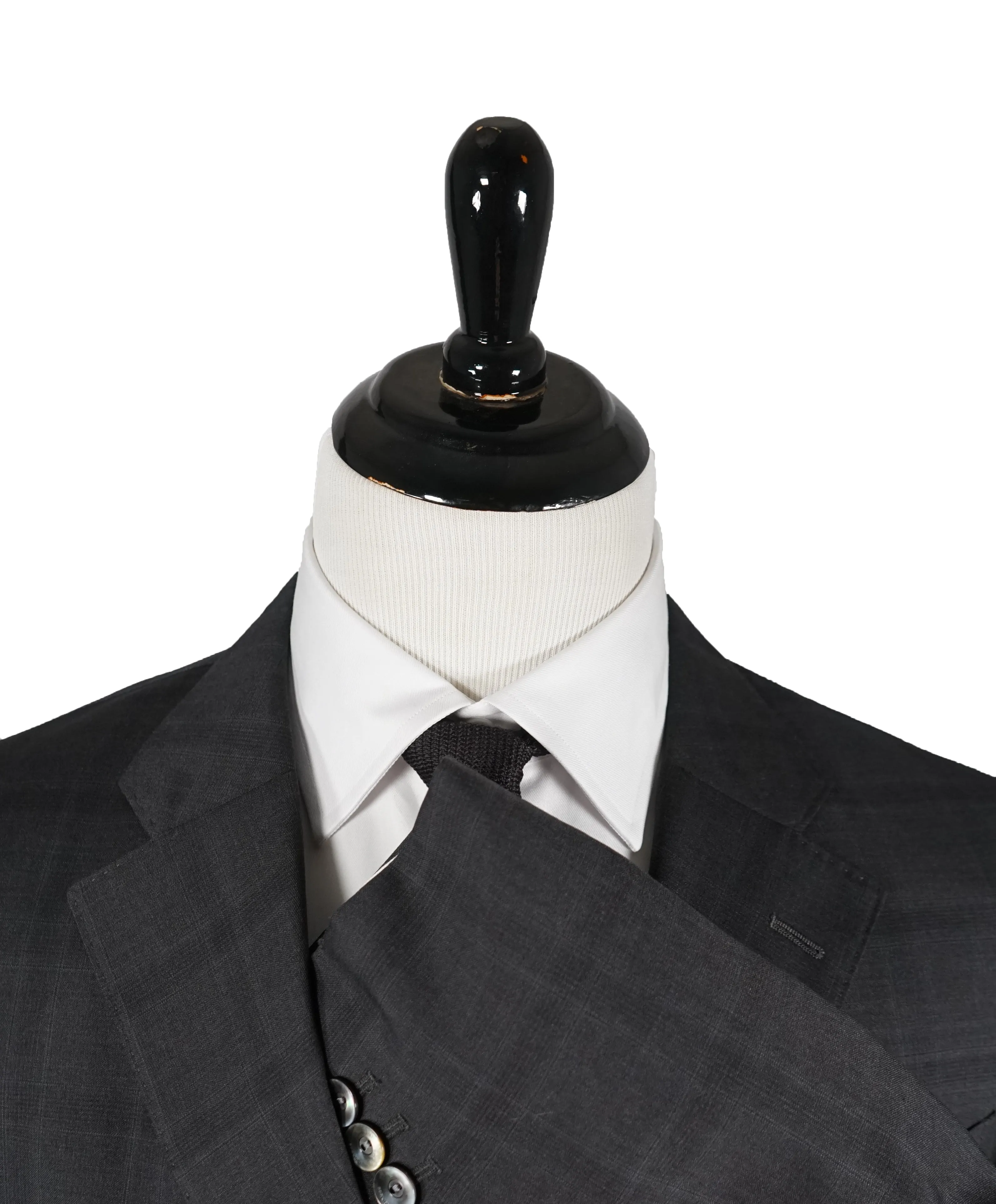 BOGLIOLI - Milano Semi-Lined Wool MOP Button Plaid Check Suit - 42R