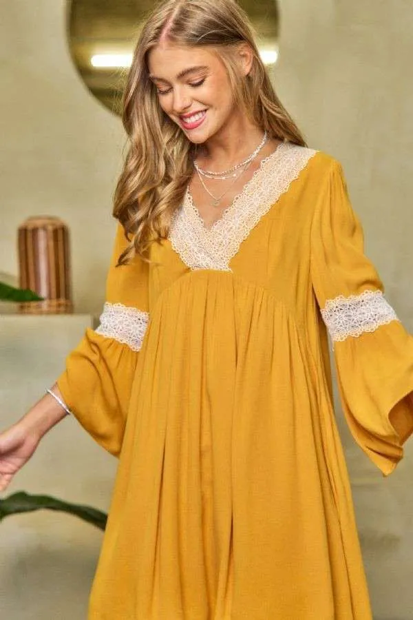Boho Marigold Maxi  * on sale