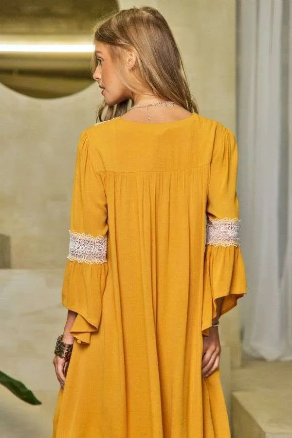Boho Marigold Maxi  * on sale