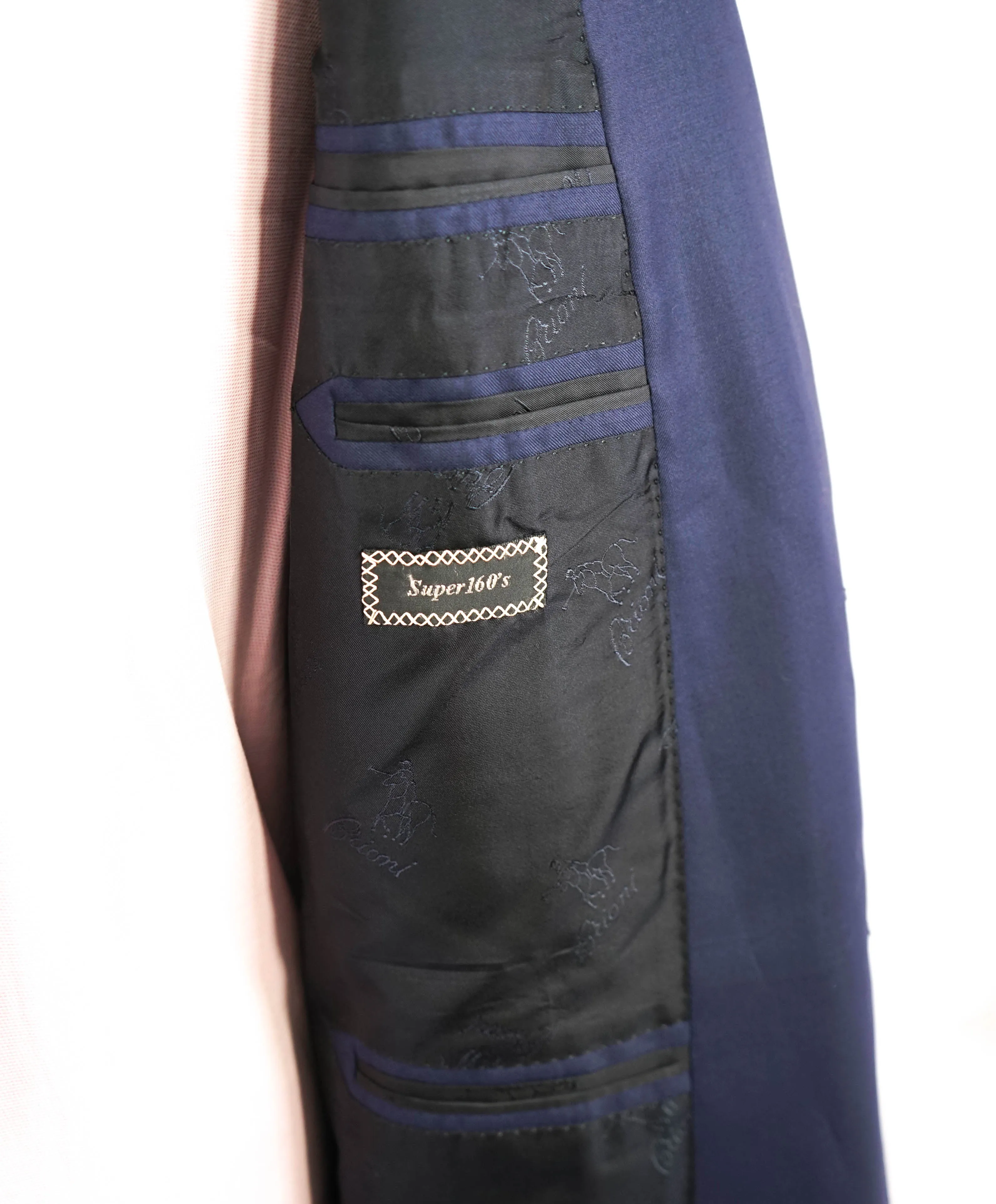 BRIONI - NAVY 160'S 2-Button "COLOSSEO" Hand Made In Italy Blazer - 50R US