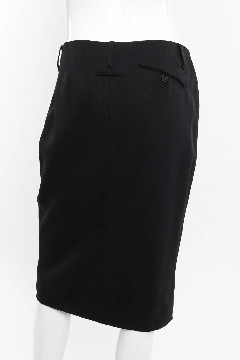 Button Down Pencil Skirt