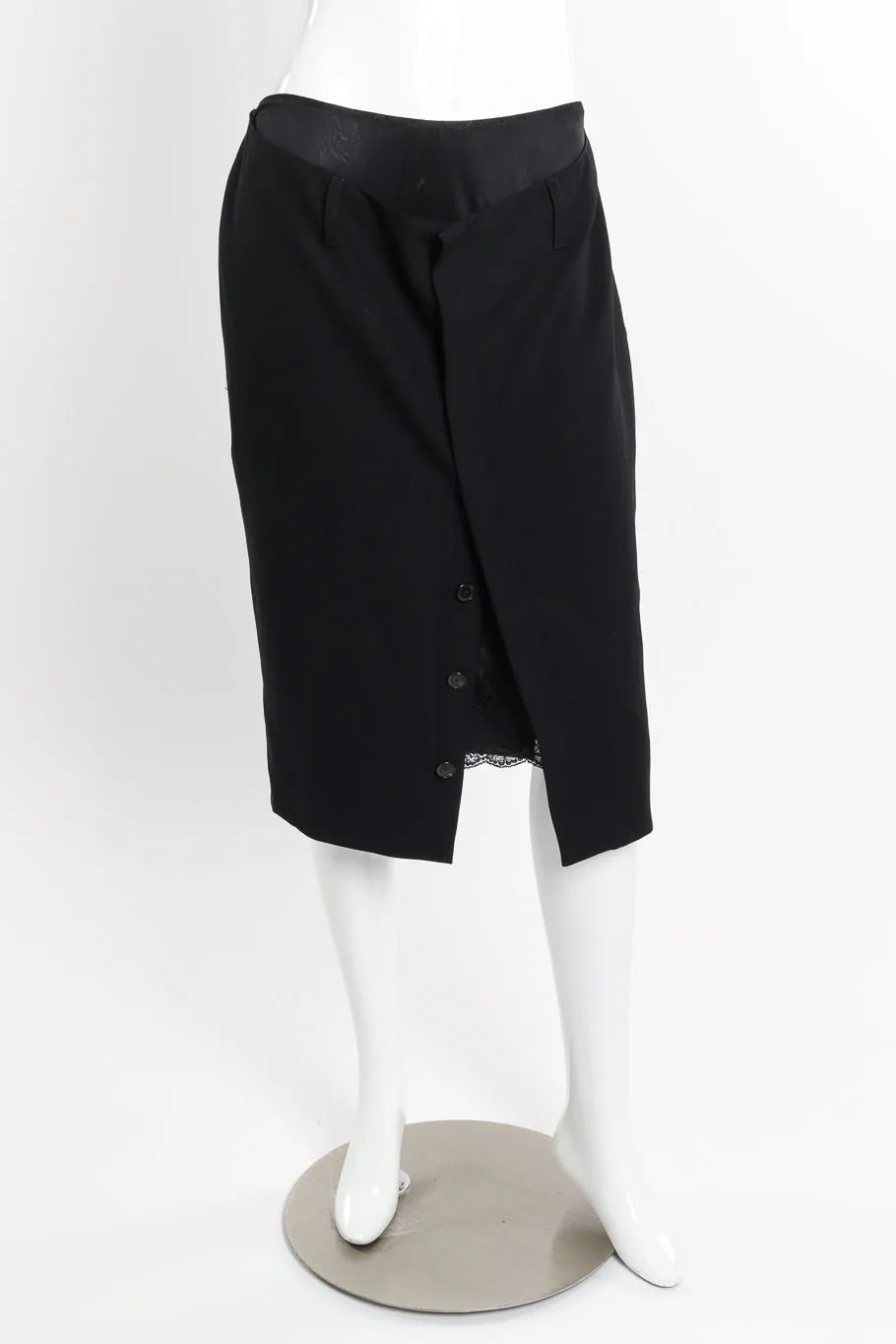 Button Down Pencil Skirt
