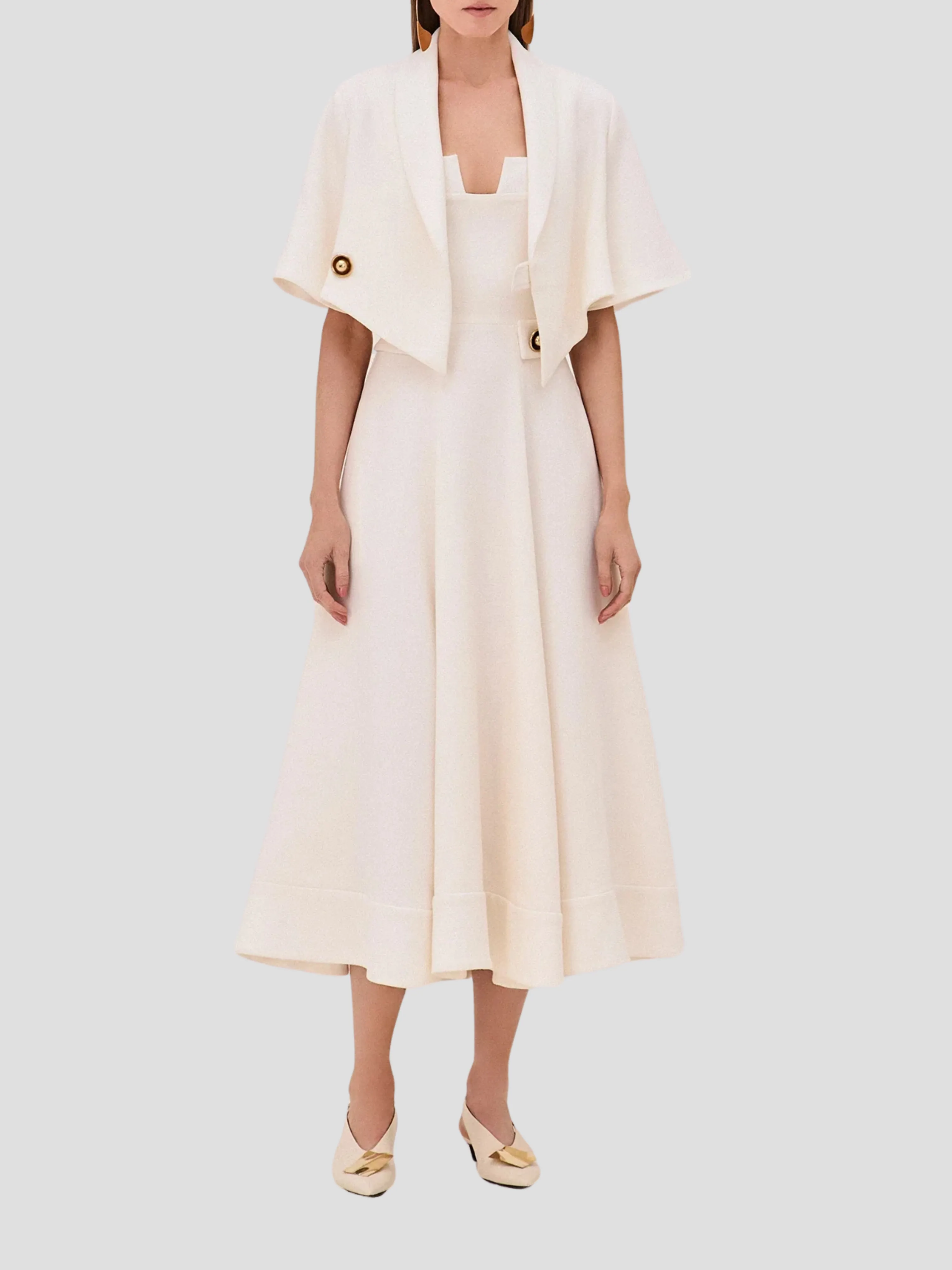 Cabot Jacket in Ivory