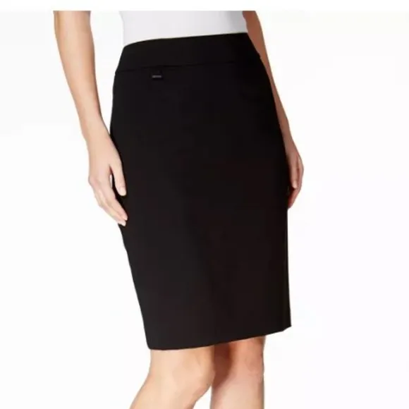Calvin Klein Black Pencil Skirt_Size 14P