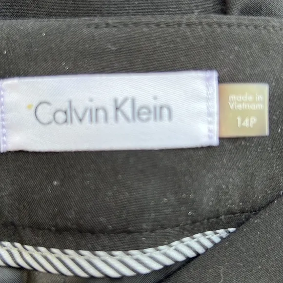 Calvin Klein Black Pencil Skirt_Size 14P