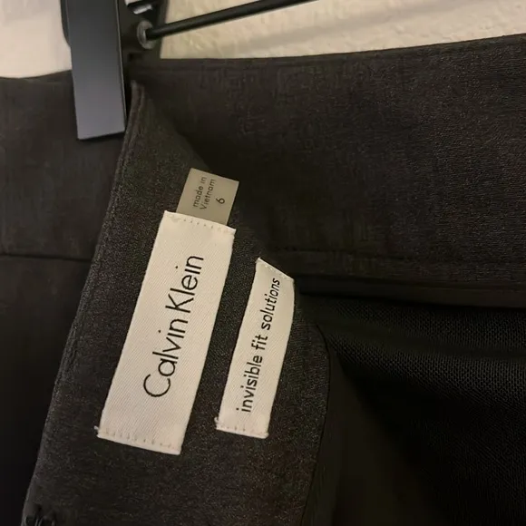 Calvin Klein Pencil Skirt Dark Grey