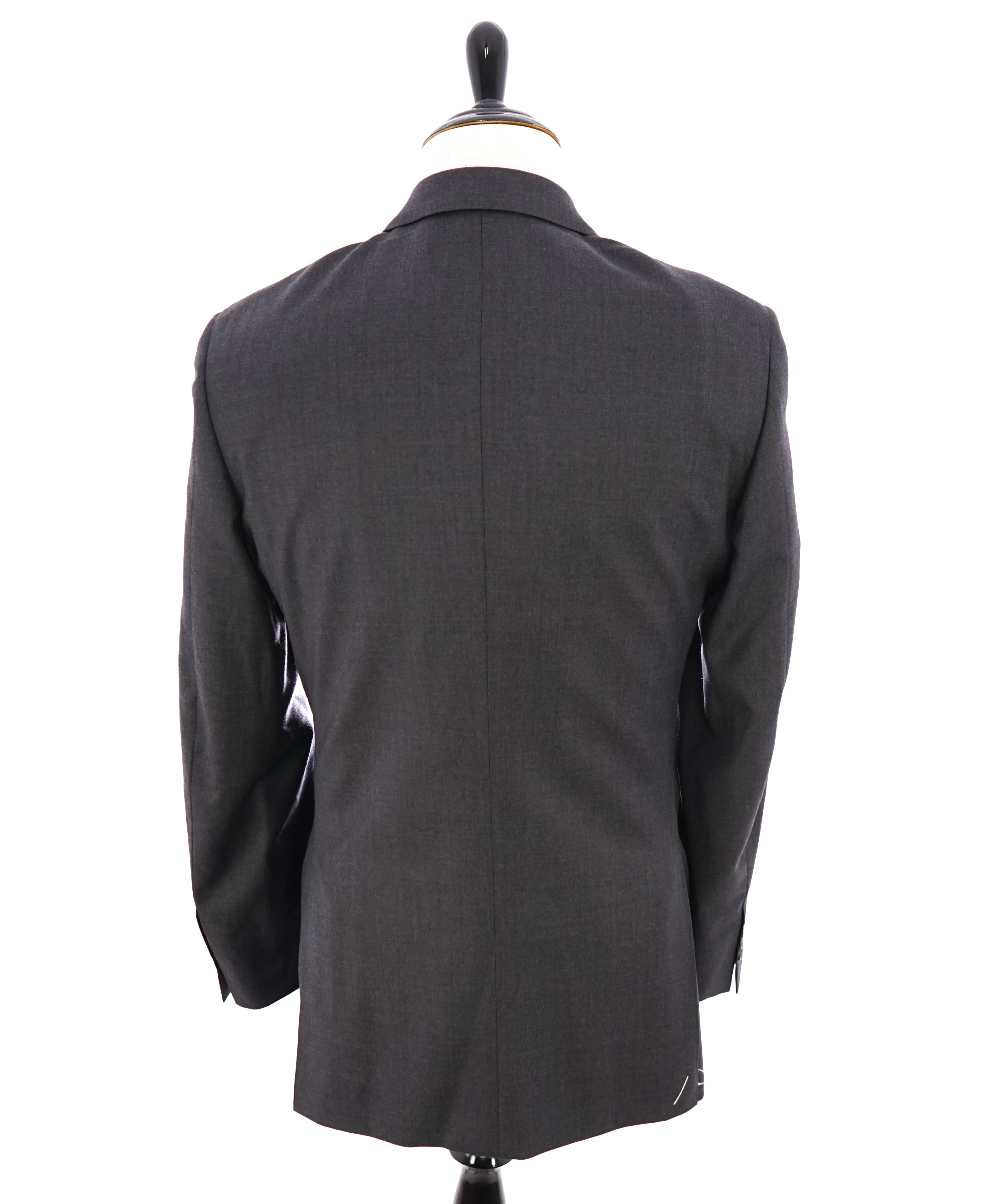 CANALI - Gray Charcoal Notch Lapel Iconic Suit -  44R