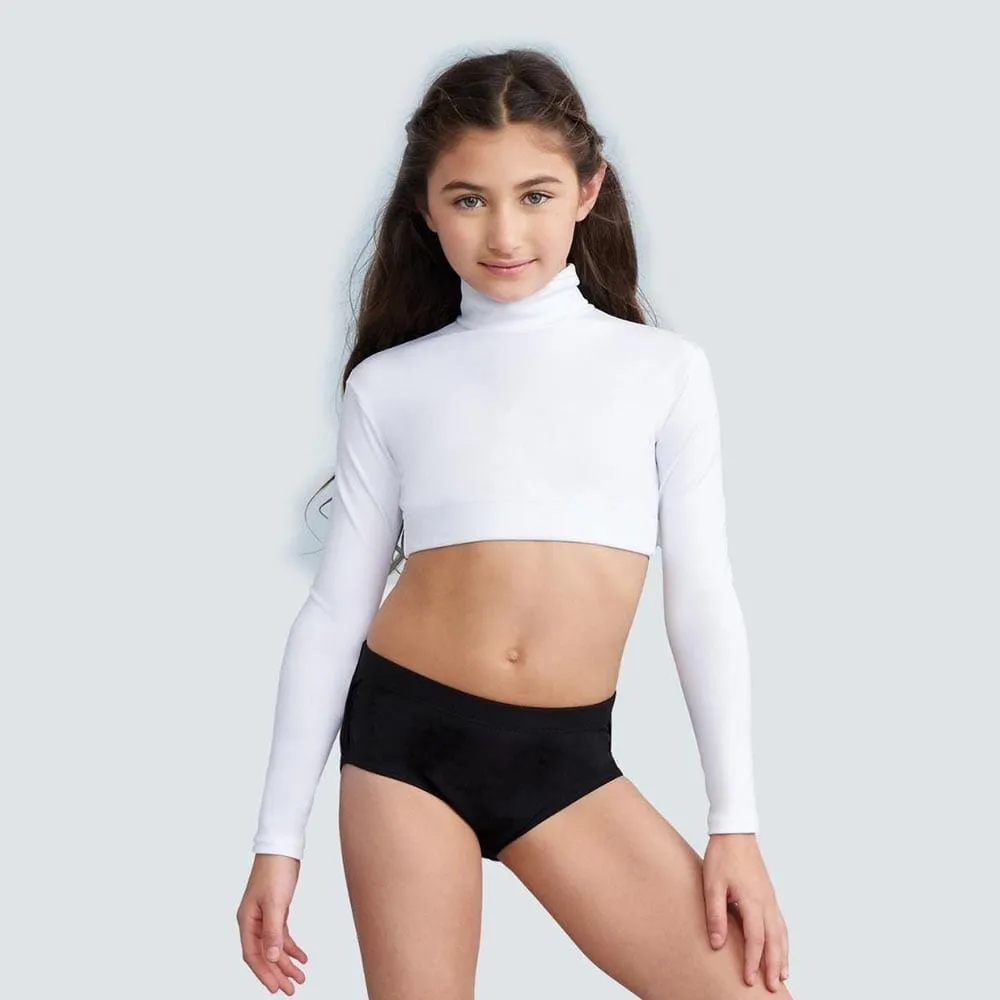 Capezio TB107C Long Sleeve Turtleneck Dance Top - Child