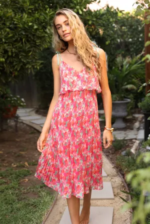Carlene Pleated Twofer Dress- FINAL SALE