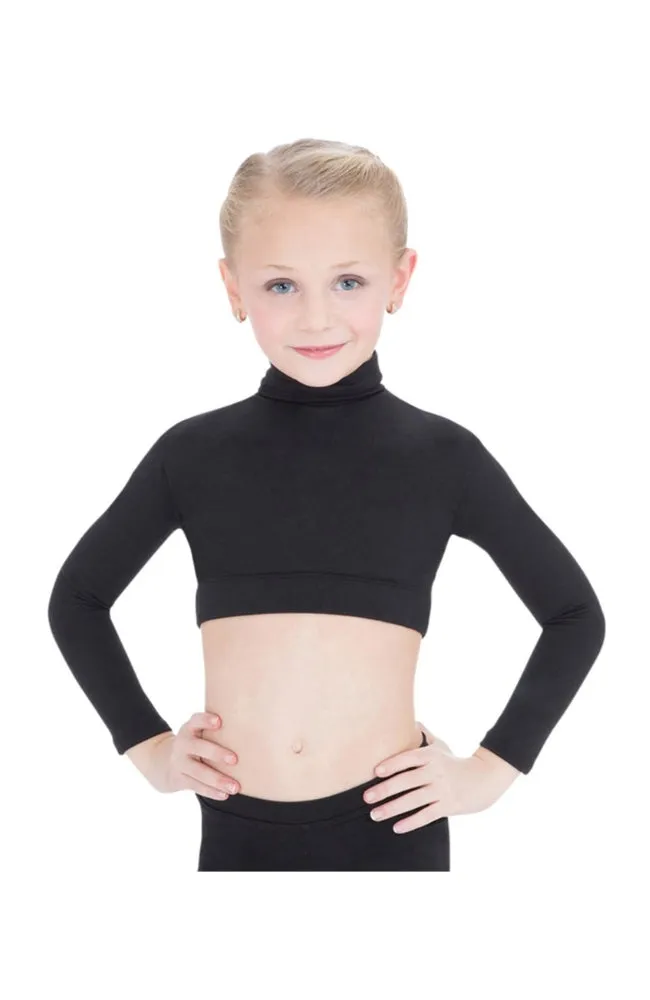 Child Turtleneck Long Sleeve Crop