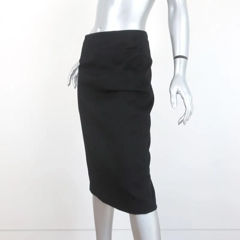 Chloe Pencil Skirt Black Angora Size 40