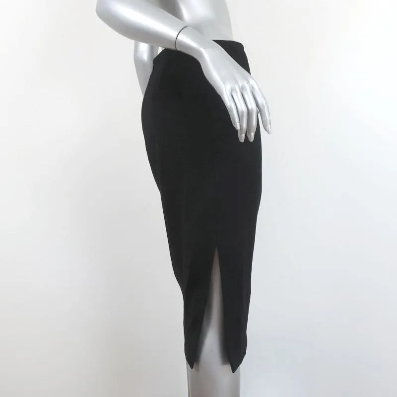 Chloe Pencil Skirt Black Angora Size 40