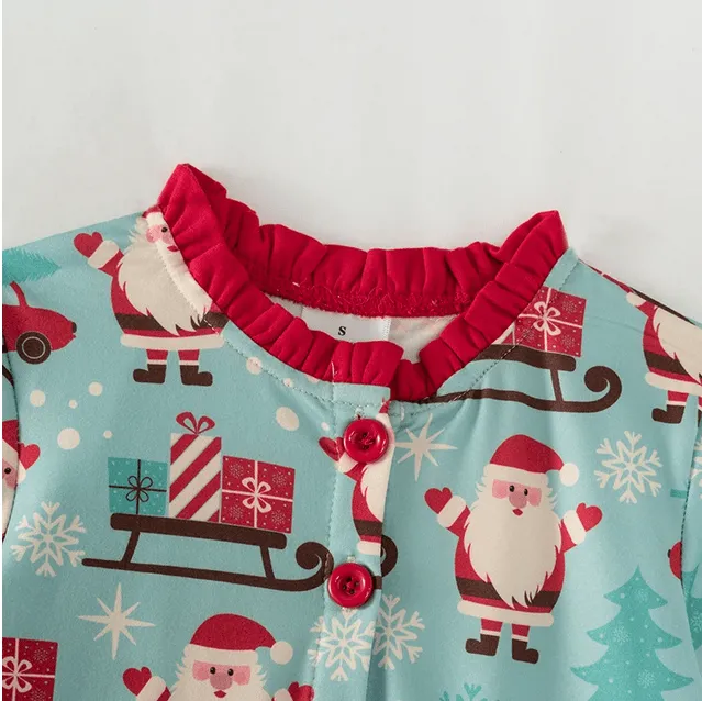 Christmas Santa Ruffle Dress