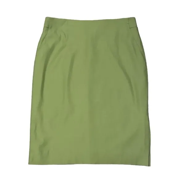 Classiques Entier Green Pencil Skirt Size 12 NWT