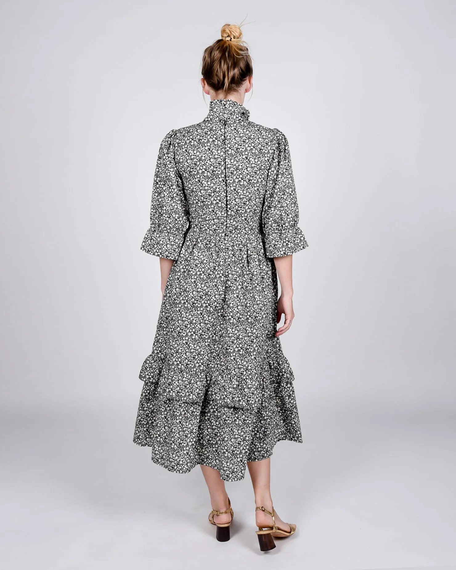 Clematis dress in floral cotton