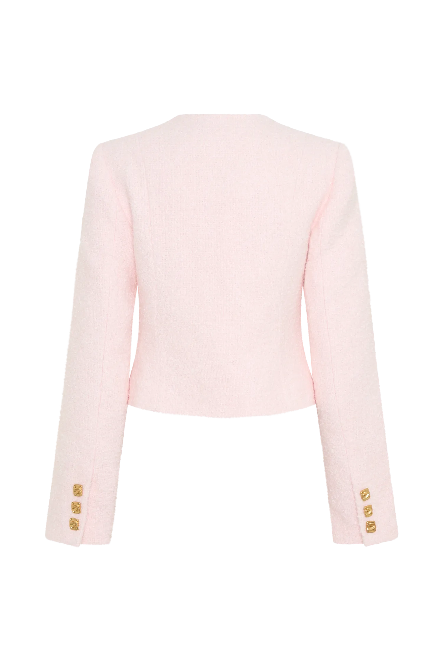 Cleo Boucle Jacket - Powder Pink