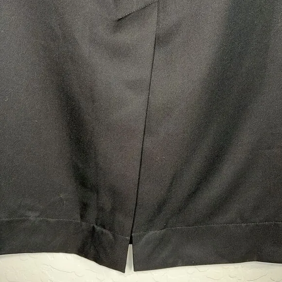 Club Monaco Black Button Front Pencil Skirt Size 12