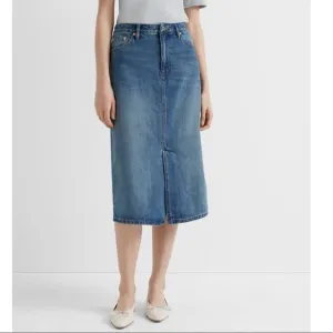 Club Monaco Denim Midi Skirt