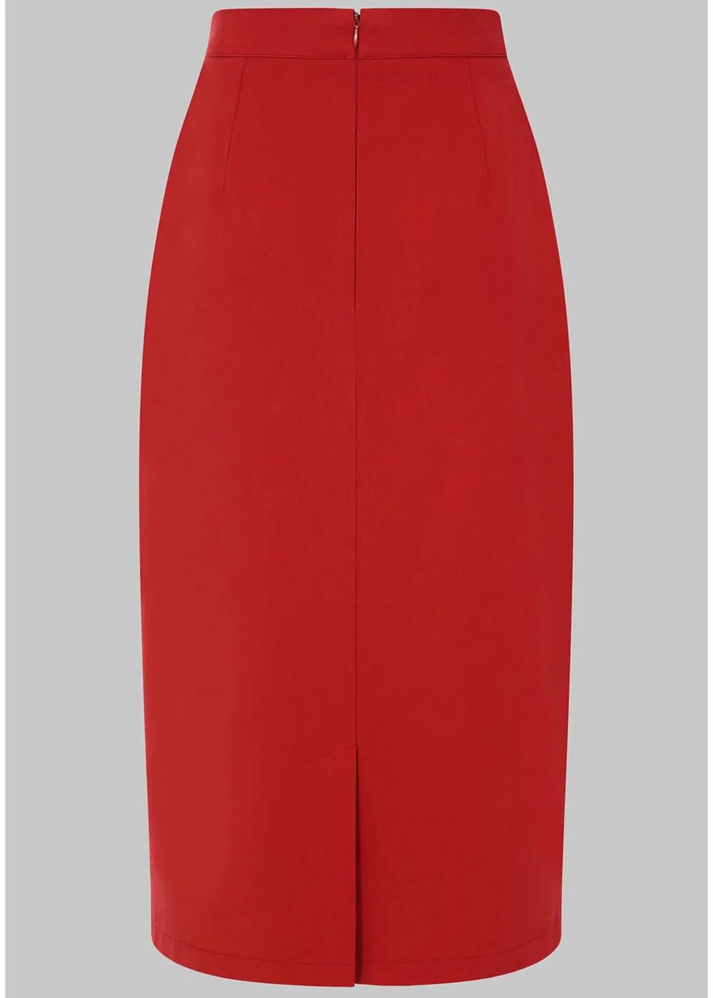 Collectif Posey 50's Pencil Skirt Red