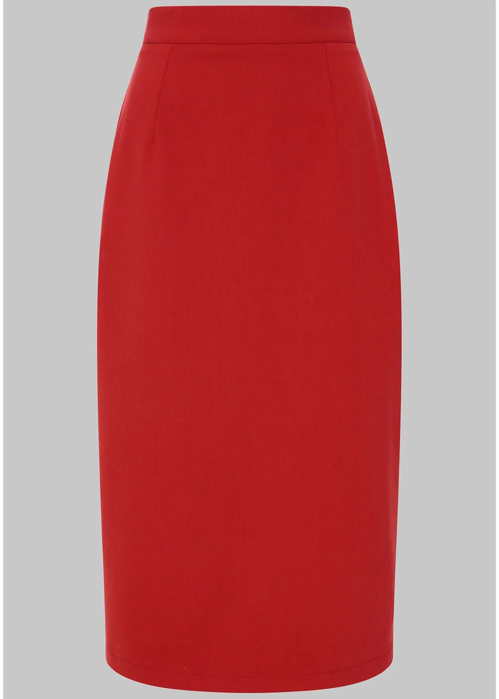 Collectif Posey 50's Pencil Skirt Red