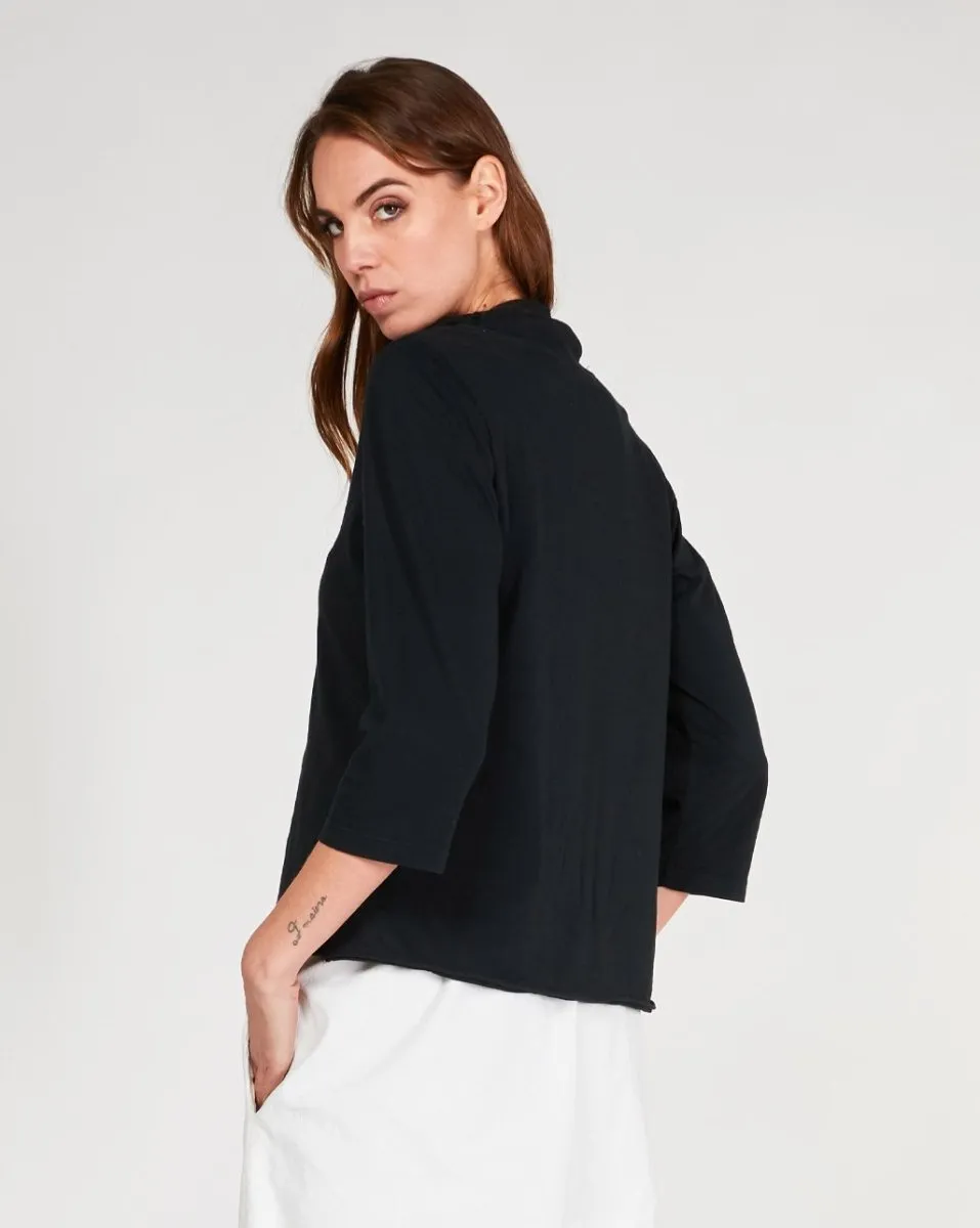 Cowl Turtleneck T-Shirt