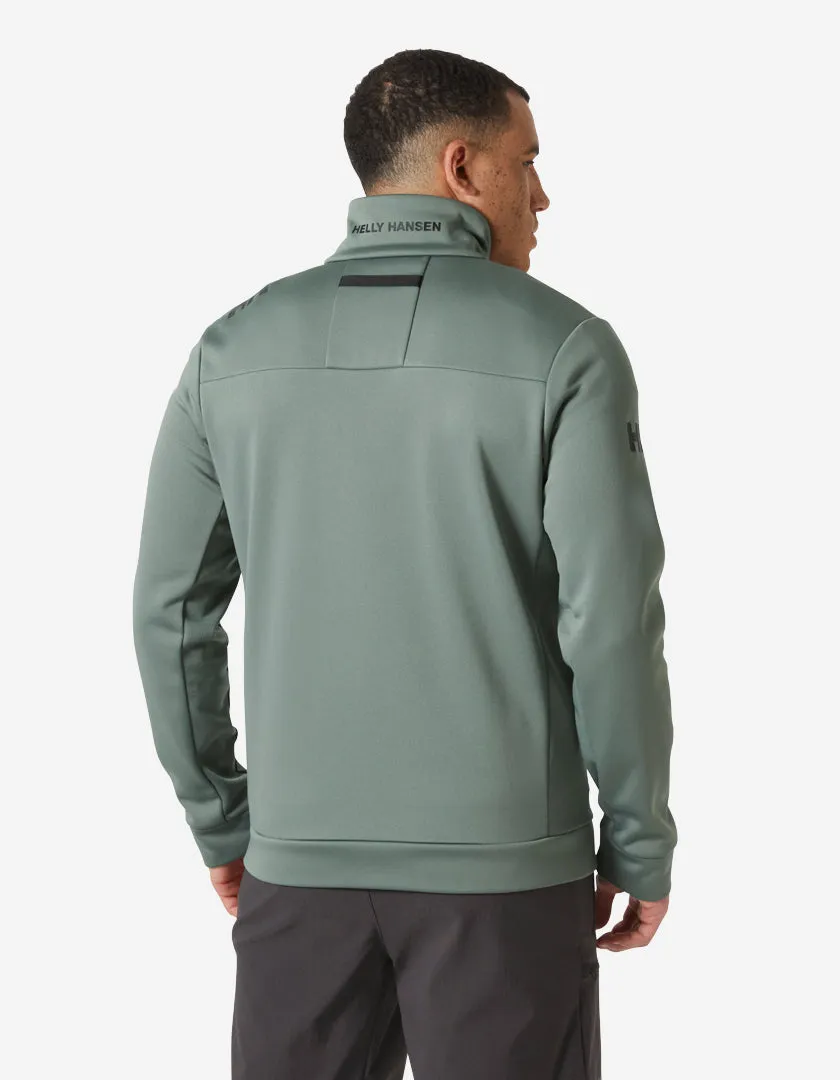 CREW FLEECE JACKET, Grey Cactus