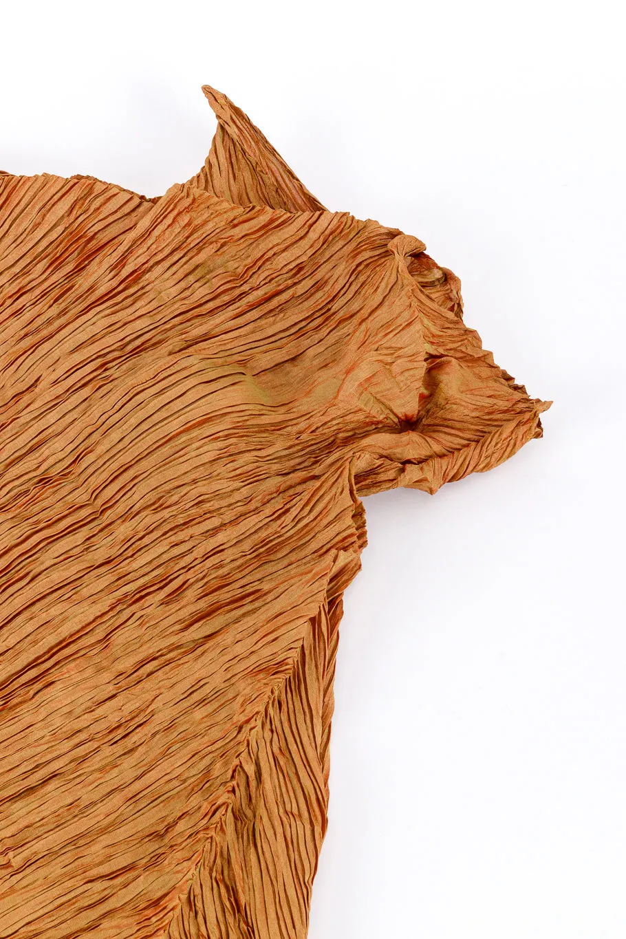Crinkle Turtleneck Top