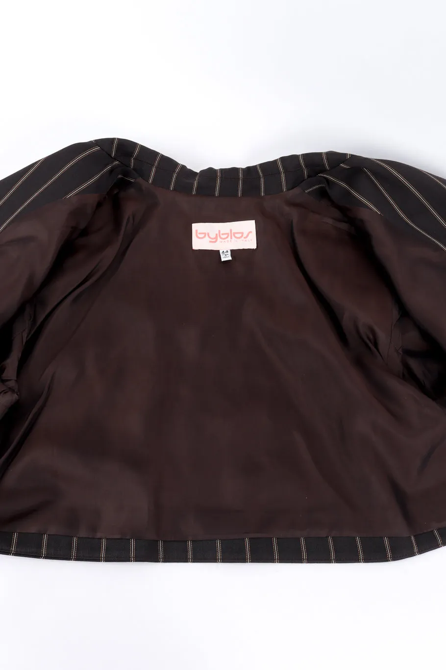 Cropped Pinstripe Jacket
