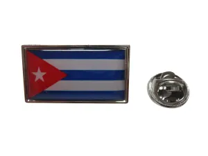Cuba Flag Design Lapel Pin