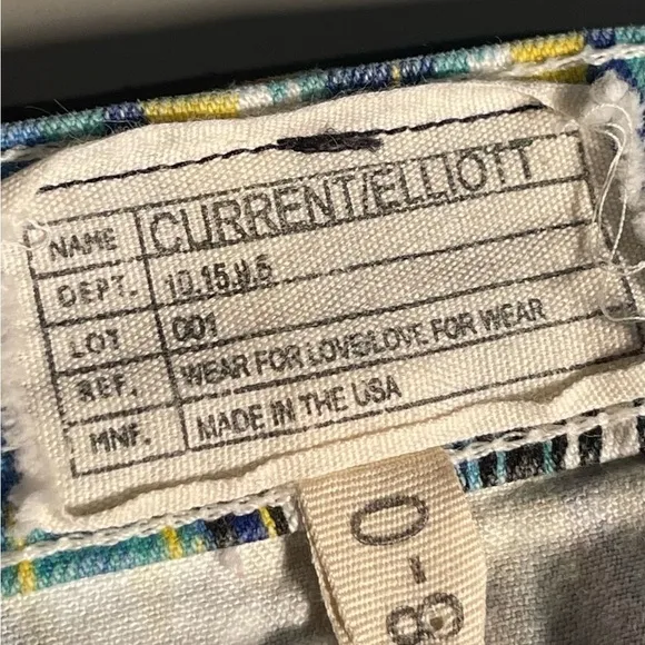 Current Elliot Multi colored pencil skirt