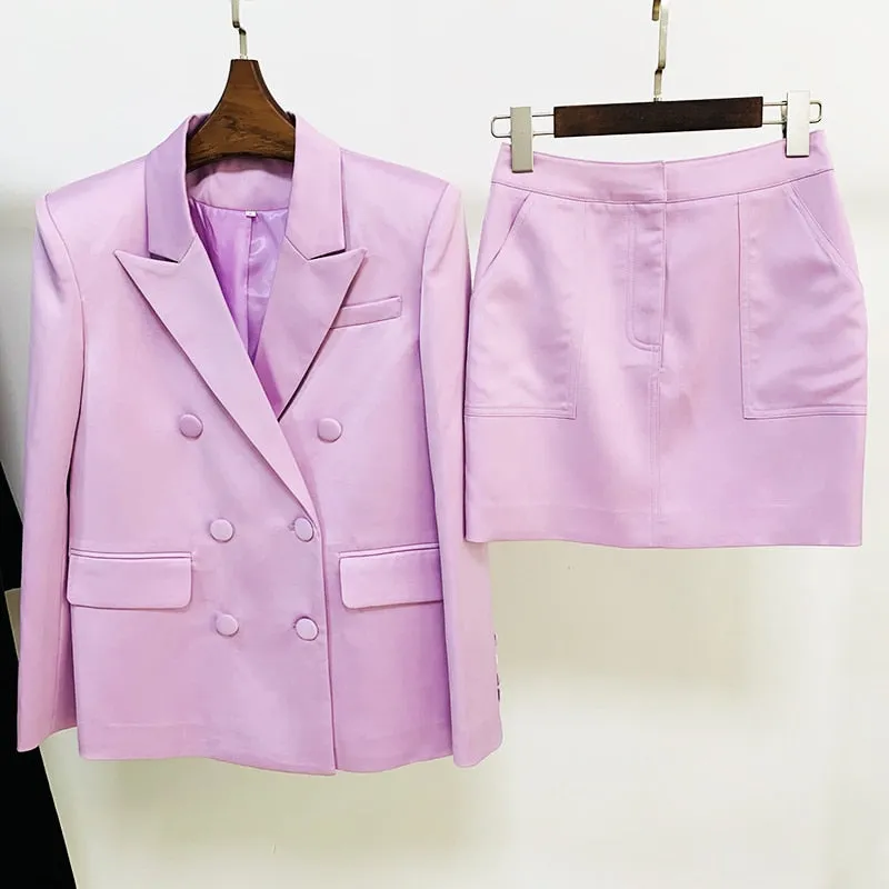 Designer Runway Suit Set