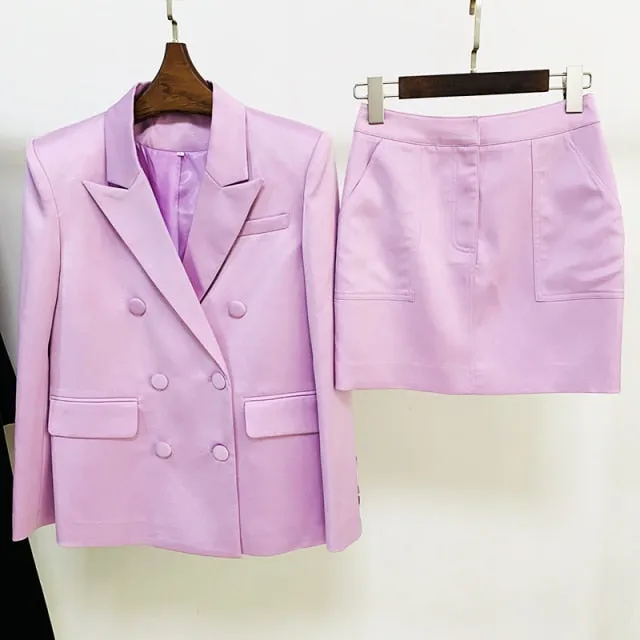 Designer Runway Suit Set