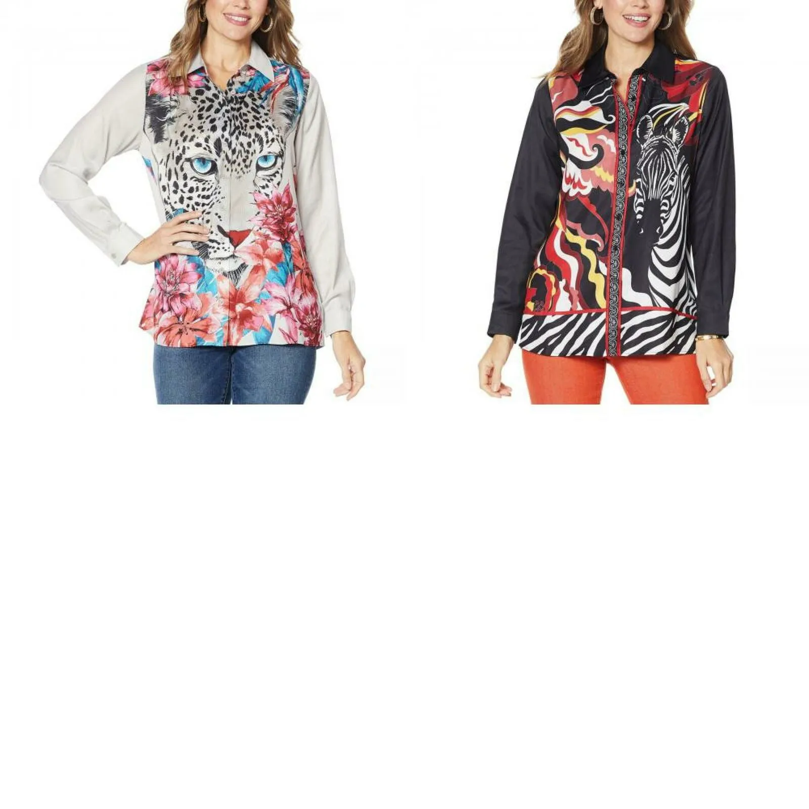 DG2 by Diane Gilman Women's Satin Woven Long Sleeve Blouse