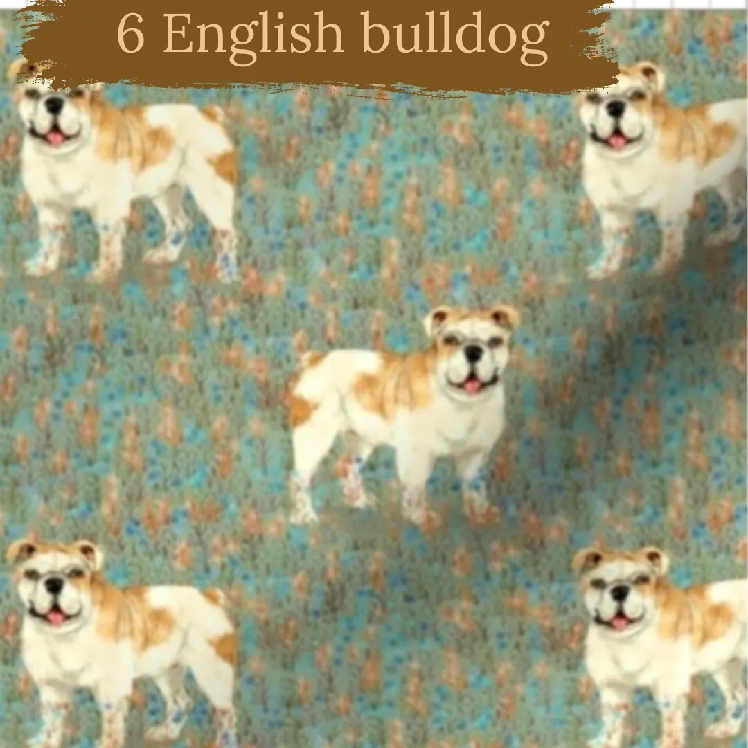 Dog breeds harris tweed topped dress