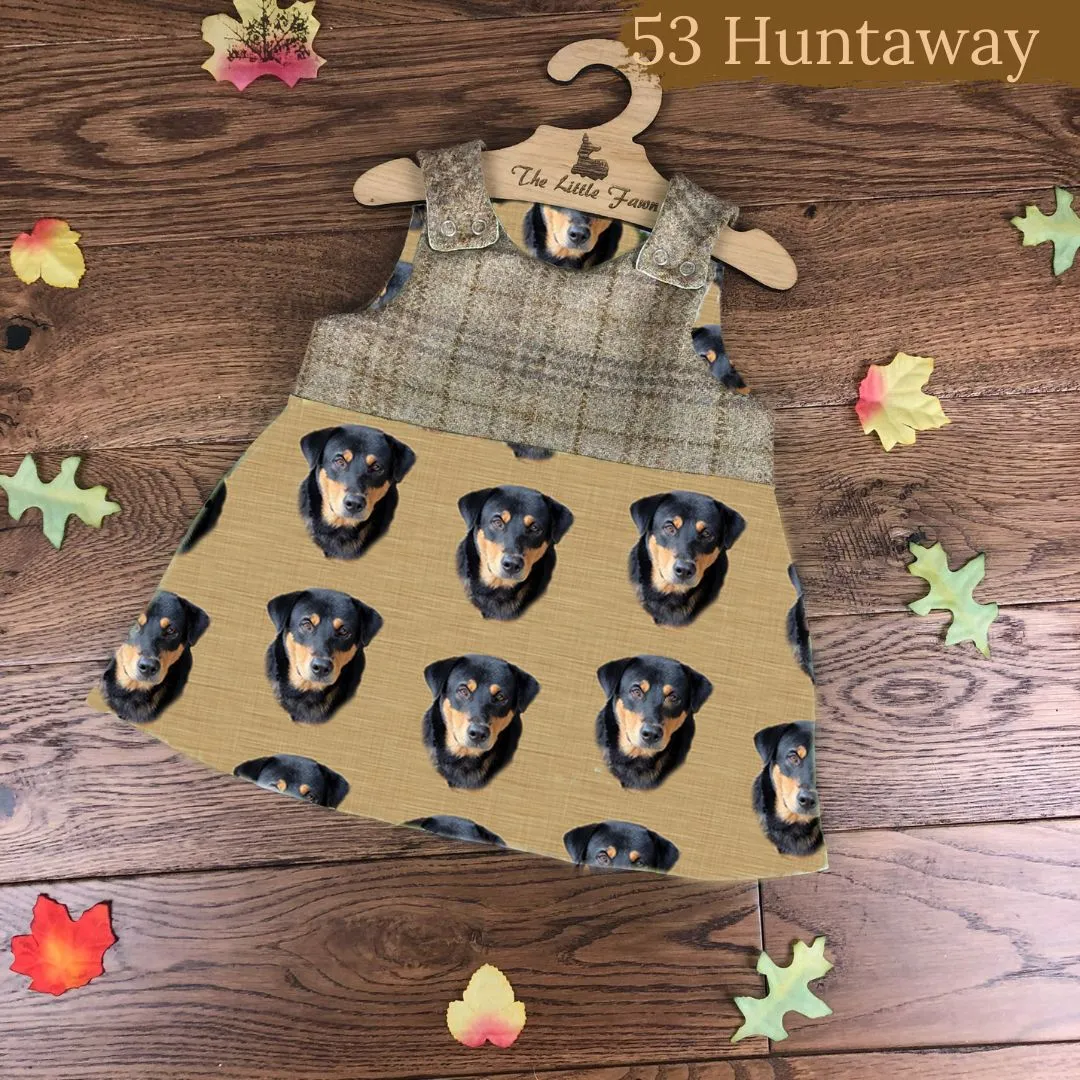 Dog breeds harris tweed topped dress