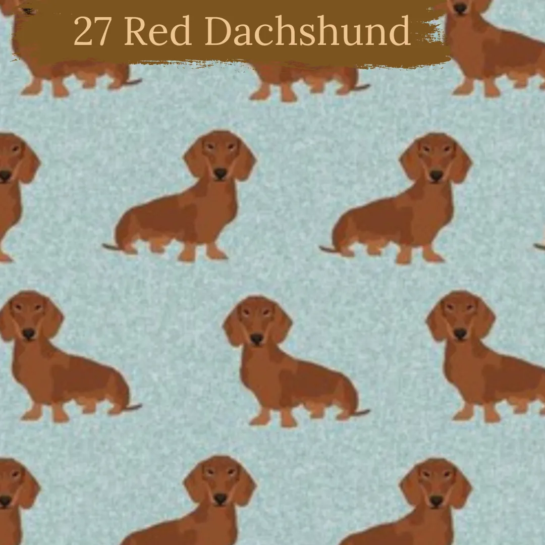Dog breeds harris tweed topped dress