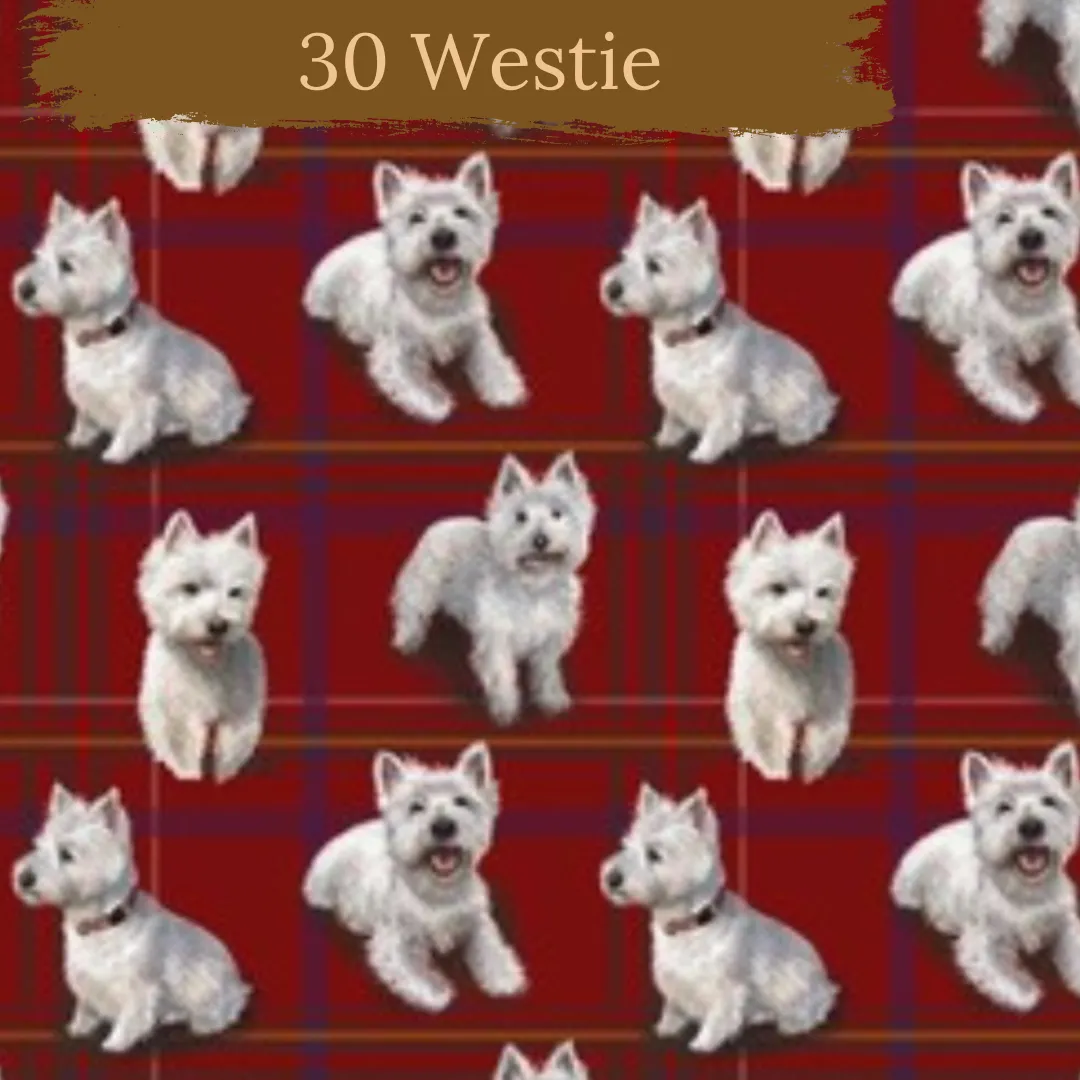 Dog breeds harris tweed topped dress