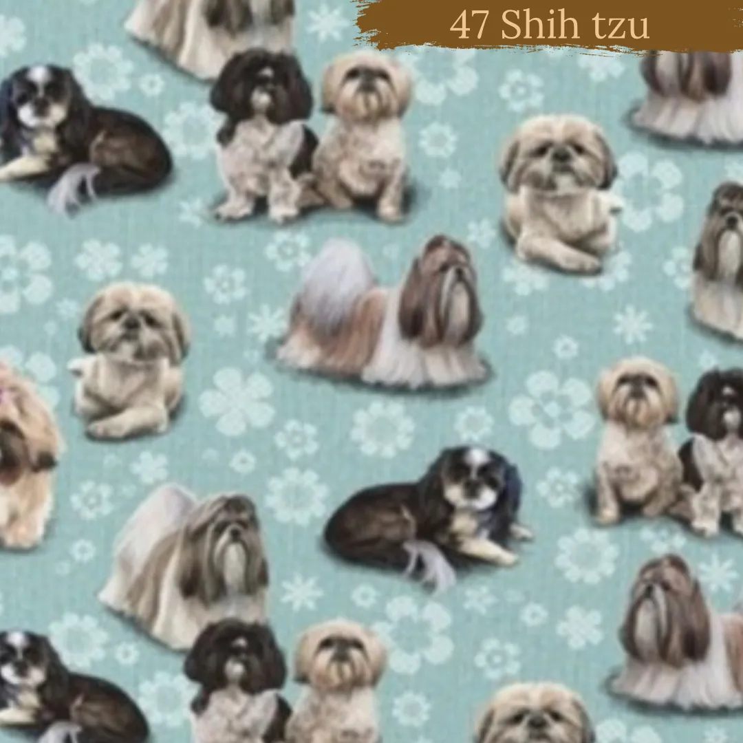 Dog breeds harris tweed topped dress