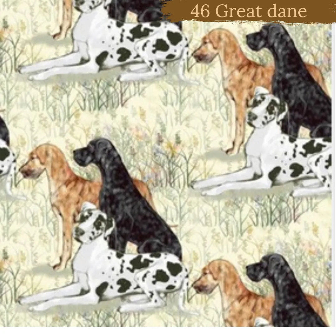 Dog breeds harris tweed topped dress