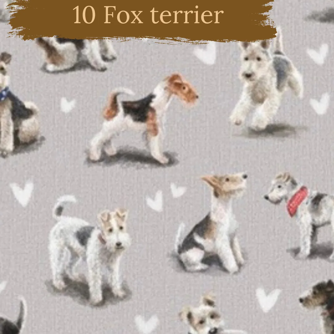 Dog breeds harris tweed topped dress