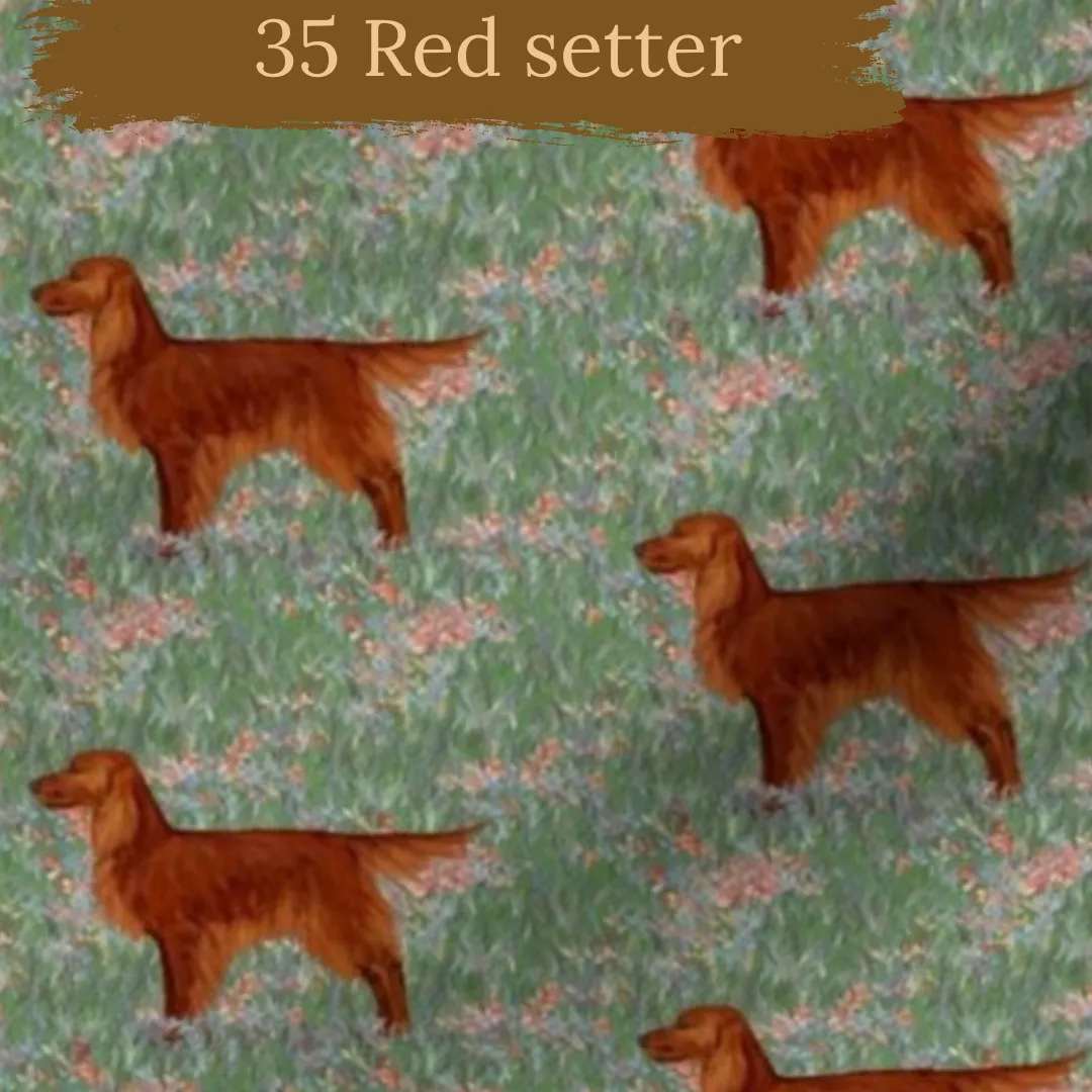 Dog breeds harris tweed topped dress