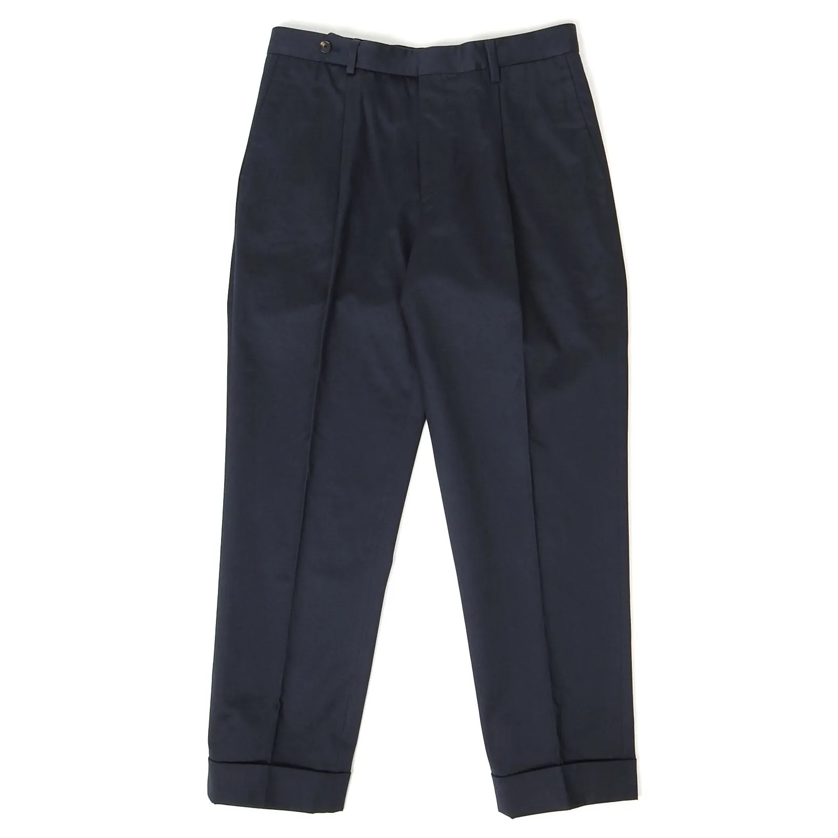 Drake’s 2 Piece Cotton Suit Navy Size 48