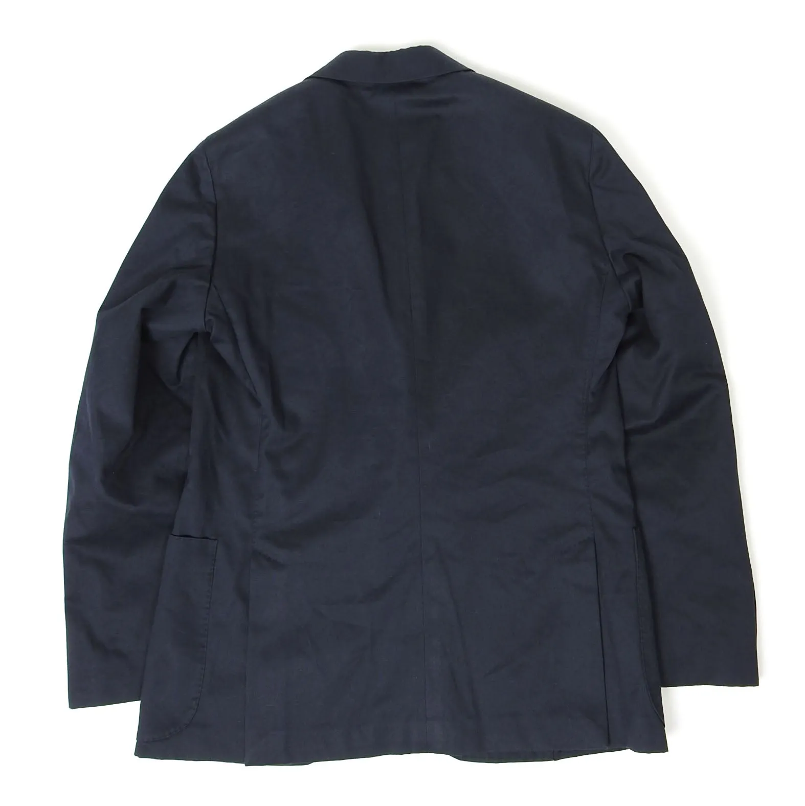 Drake’s 2 Piece Cotton Suit Navy Size 48