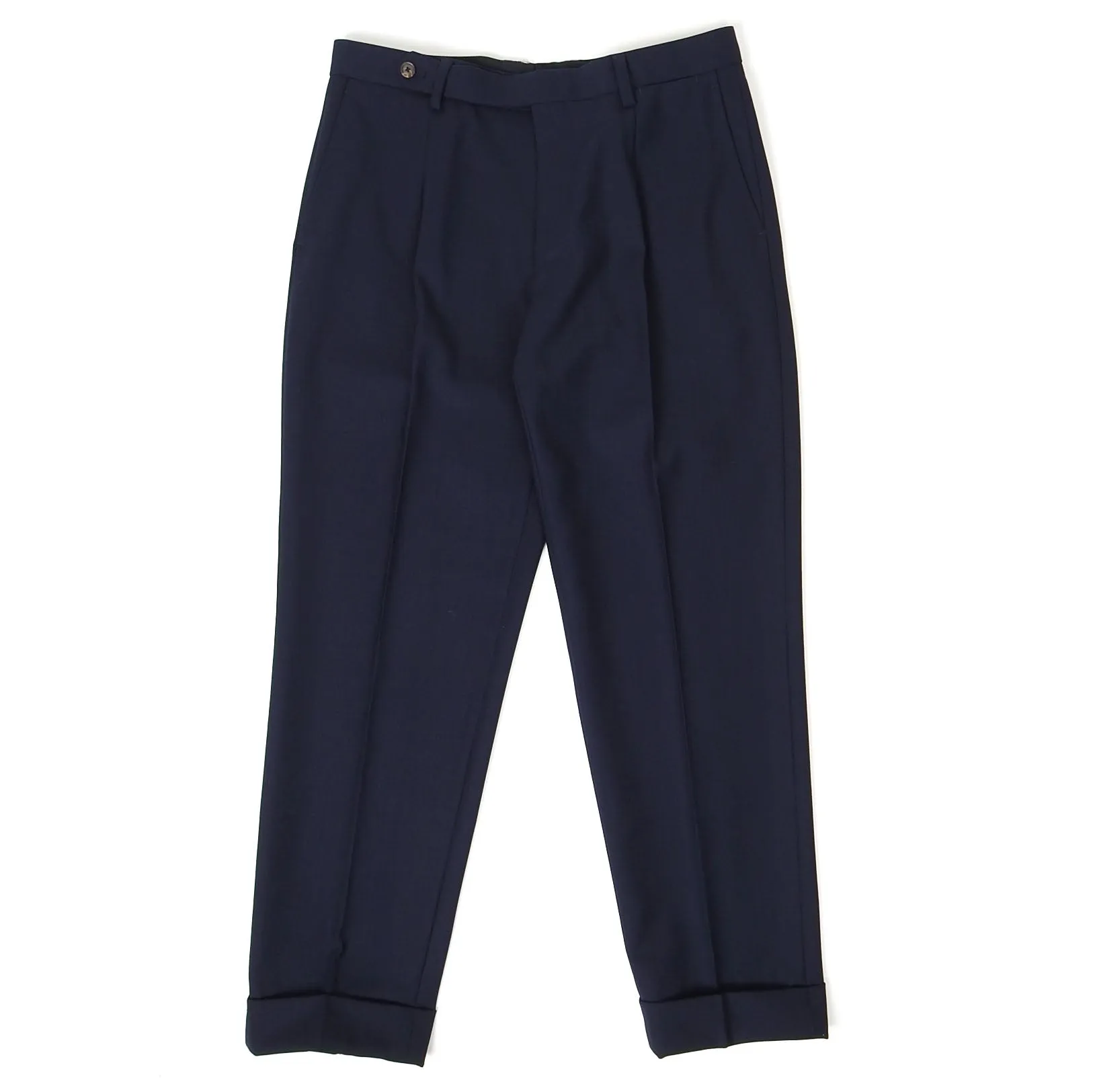 Drake’s 2 Piece Wool Suit Navy Size 48