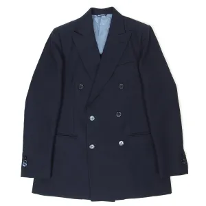 Duca 2 Piece Double Breasted Wool Suit Size 48