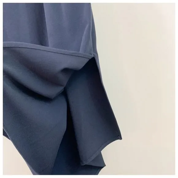Elements Clemente Asymmetrical Black Midi Skirt
